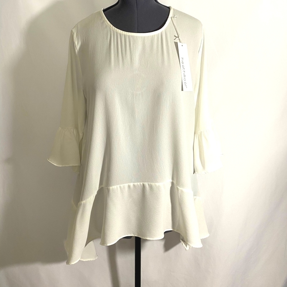 Heathmoor White Blouse Top